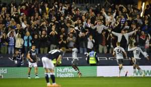 Things went badly wrong for Millwall in the Carabao Cup first round. Image: Millwall FC