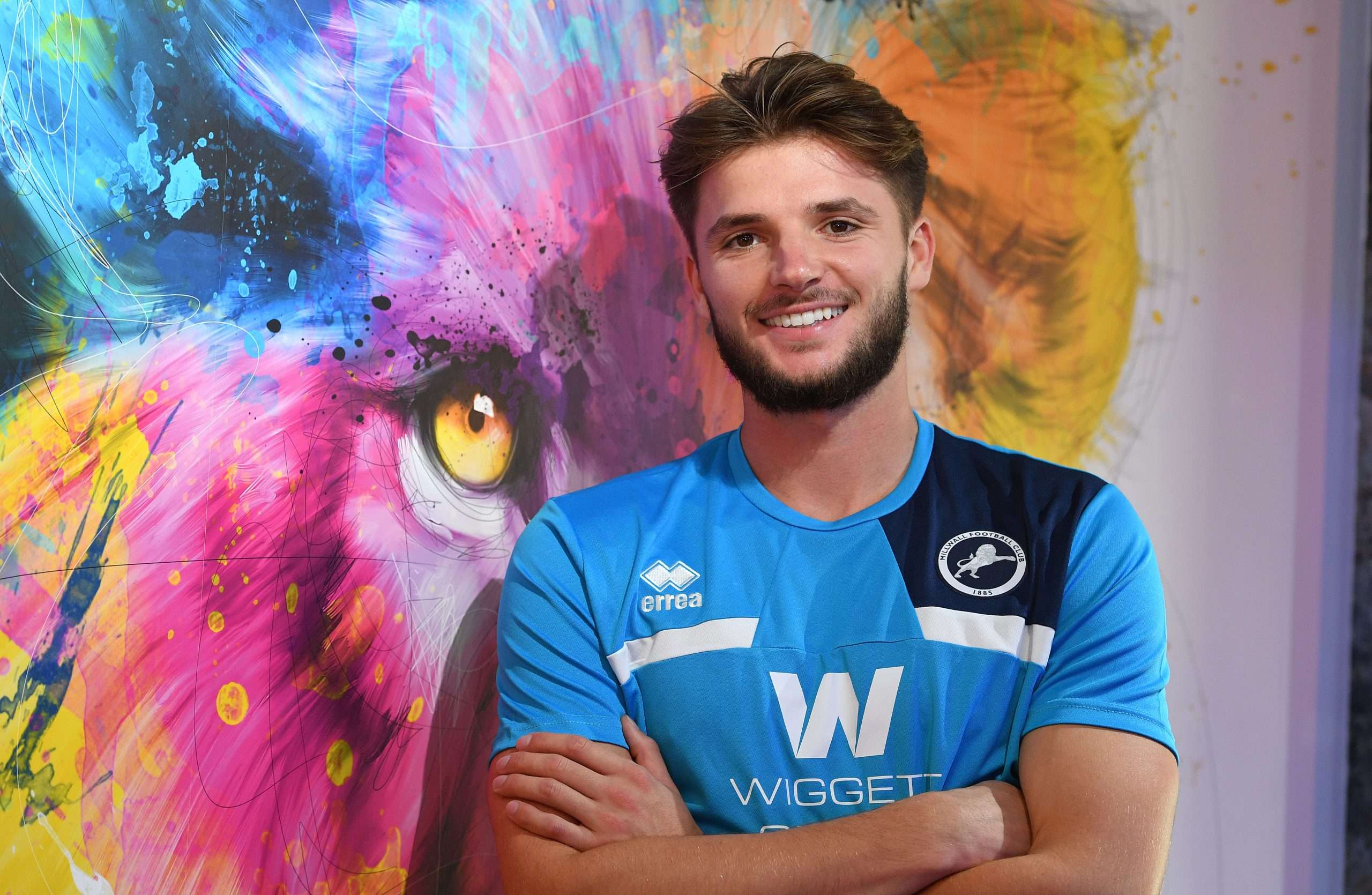 Millwall FC - Wes Harding signs for Millwall