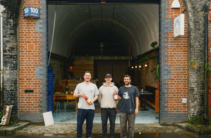 Making drinks for These Days – spritz bar on Bermondsey Beer Mile turns two