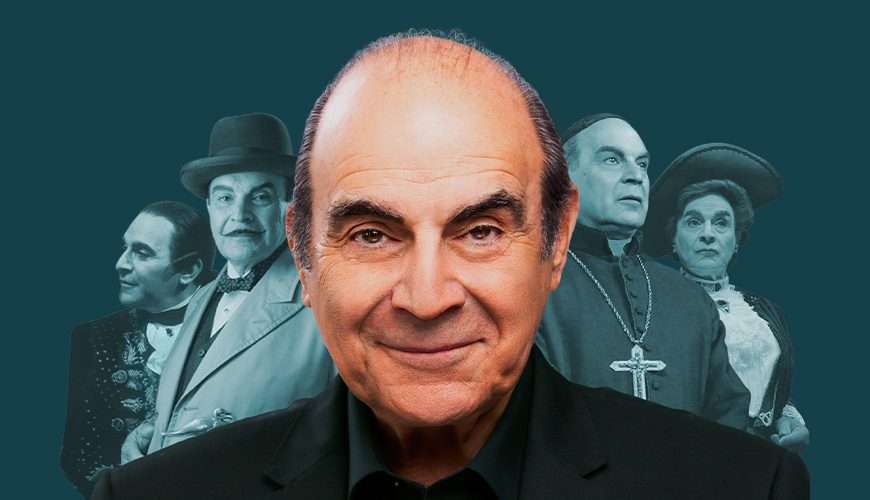Spend the afternoon with David Suchet telling Poirot’s secrets
