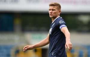 Shaun Hutchinson will miss tomorrow's game with a calf issue. Image: Millwall FC