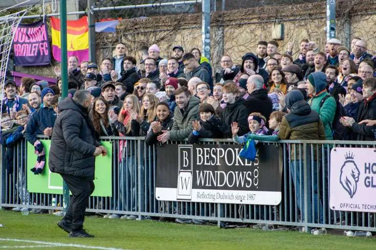 Dulwich Hamlet remain on course to meet target set by manager for his players
