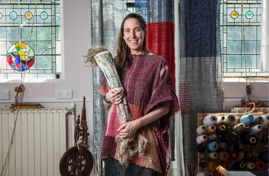 Deptford is home to the very first contemporary weaving studio of its kind in the whole of London