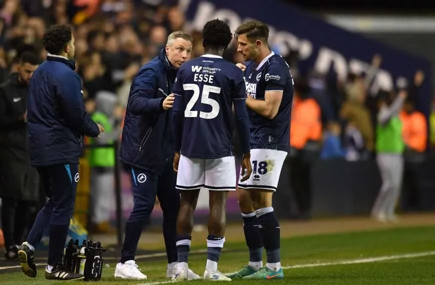 Neil Harris gave his reaction after the win over Leicester. Image: Millwall FC
