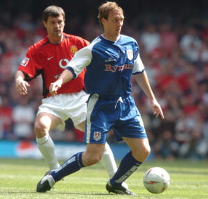 David Livermore was up against Roy Keane in the 2004 FA Cup Final. Image: Millwall FC