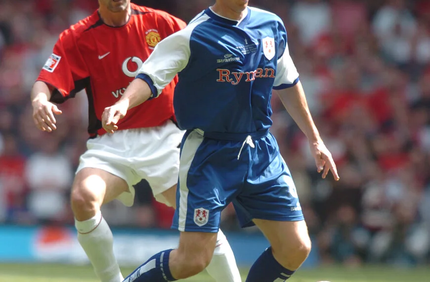 David Livermore was up against Roy Keane in the 2004 FA Cup Final. Image: Millwall FC