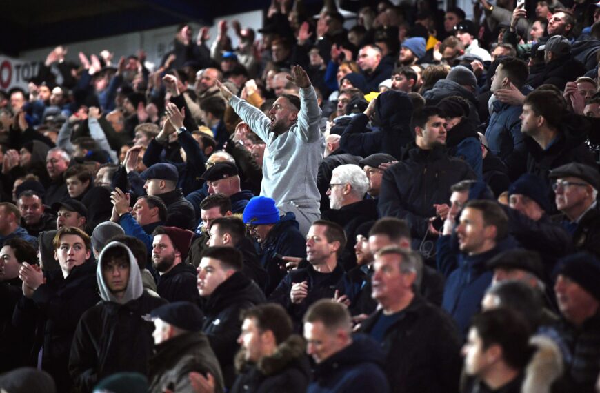 WATCH: Millwall fans belt out club classic in the dark after Portsmouth’s Fratton Park floodlight failure