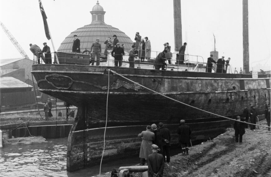 70 years of the Cutty Sark in Greenwich – the sole surviving tea clipper ship in the world