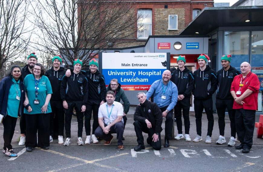 Millwall’s George Saville and team-mates provide ‘much-needed joy’ on Christmas Lewisham Hospital visit