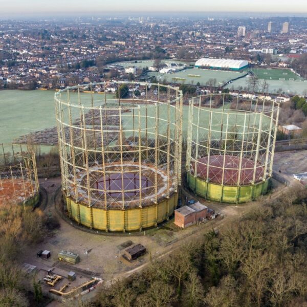 New 586-home neighbourhood planned for old South London gasworks