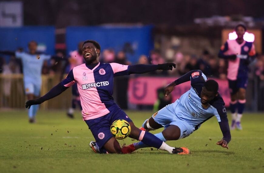 ‘Emotional’ Dulwich Hamlet boss expresses ‘pride’ despite defeat to Isthmian League strugglers