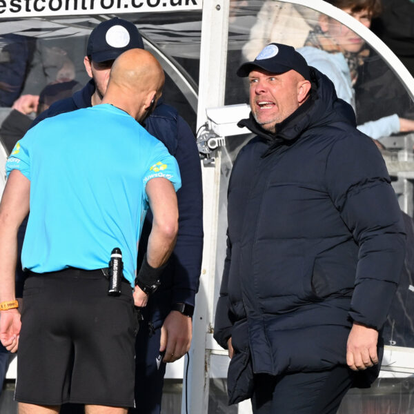 Bomley boss wants VAR-lite: Ravens held by promotion rivals – but still ‘bang on target’ in League Two title race