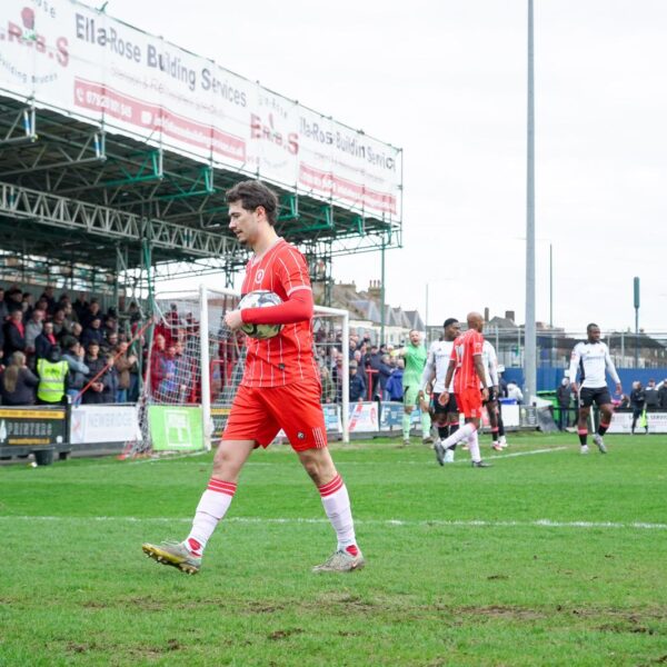 Welling United suffer late heartbreak as Dartford take Kent derby points to deepen Wings’ relegation worries