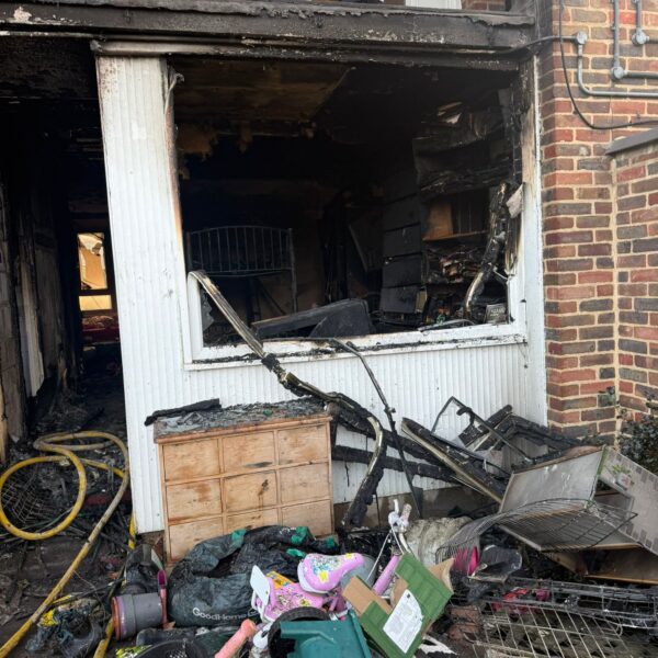 Families fled homes as fire ripped through flat at Easter
