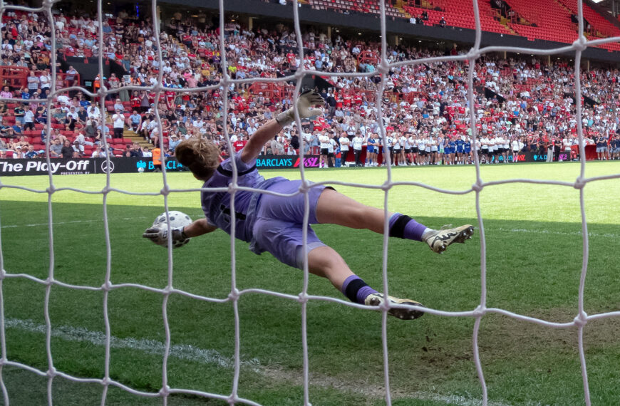 Charlton Athletic goalkeeper bottles it: Sophie Whitehouse on disappearing notes as Addicks complete stunning rise