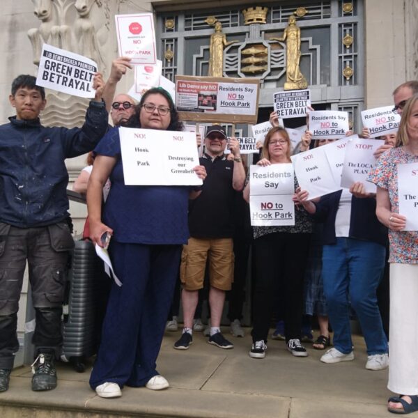 Residents protest over Local Plan for borough’s future