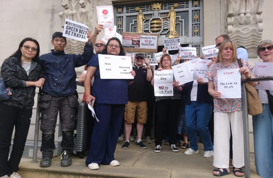 Residents protest over Local Plan for borough’s future