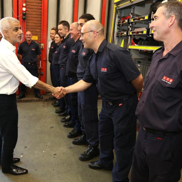 Threat of wildfires is ‘on our doorstep’ says Sadiq Khan