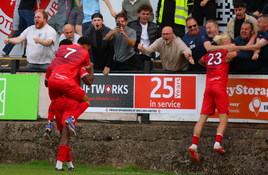Welling United out of FA Trophy on penalties after Park View Road thriller