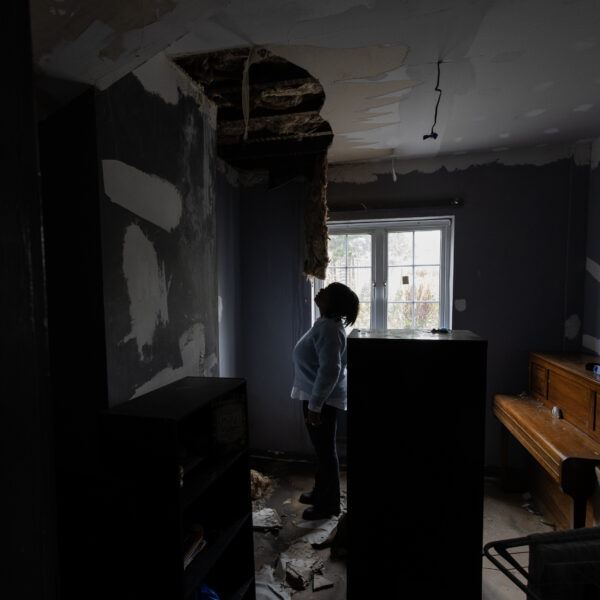 Mum injured after Lambeth Council flat ceiling collapses for second time