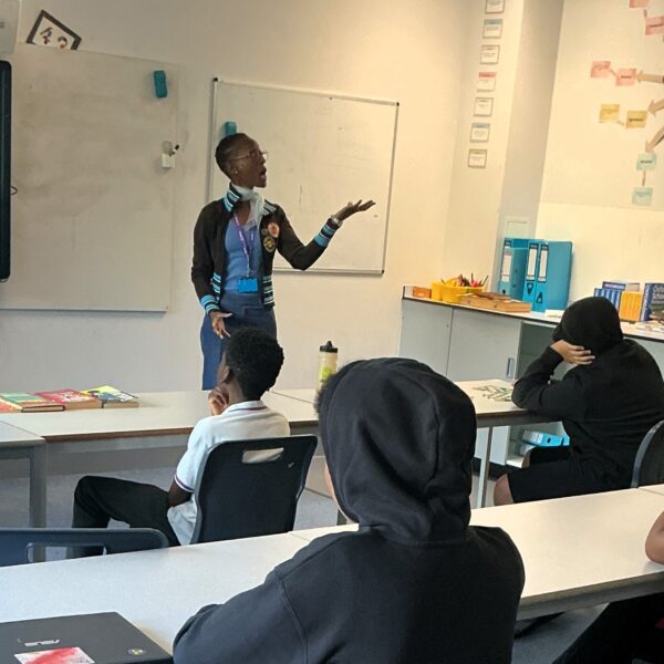 Lambeth special school pupils mark National Poetry Day with visit from acclaimed poet
