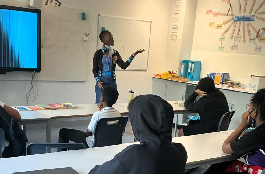 Lambeth special school pupils mark National Poetry Day with visit from acclaimed poet